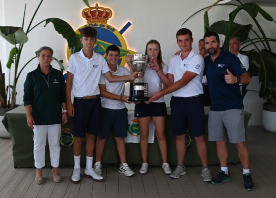 Equipo de Lauro Golf, vencedor del interclub de Andalicia 2025